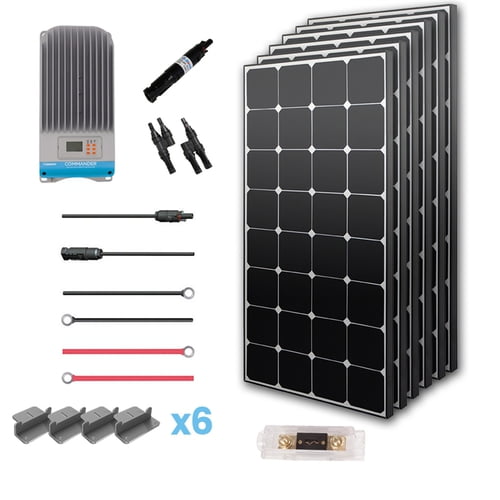 Renogy 600 Watt Mono Solar Panel 12 Volt OffGrid W/ MPPT 40A 600W Premium Kit