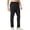 a01Black, variant on Men's Lounge Pants Relaxed Fit Straight Leg Stretch Elastic Waist Trousers Lightweight Moisture Wicking Sweatpants Dark Gray M