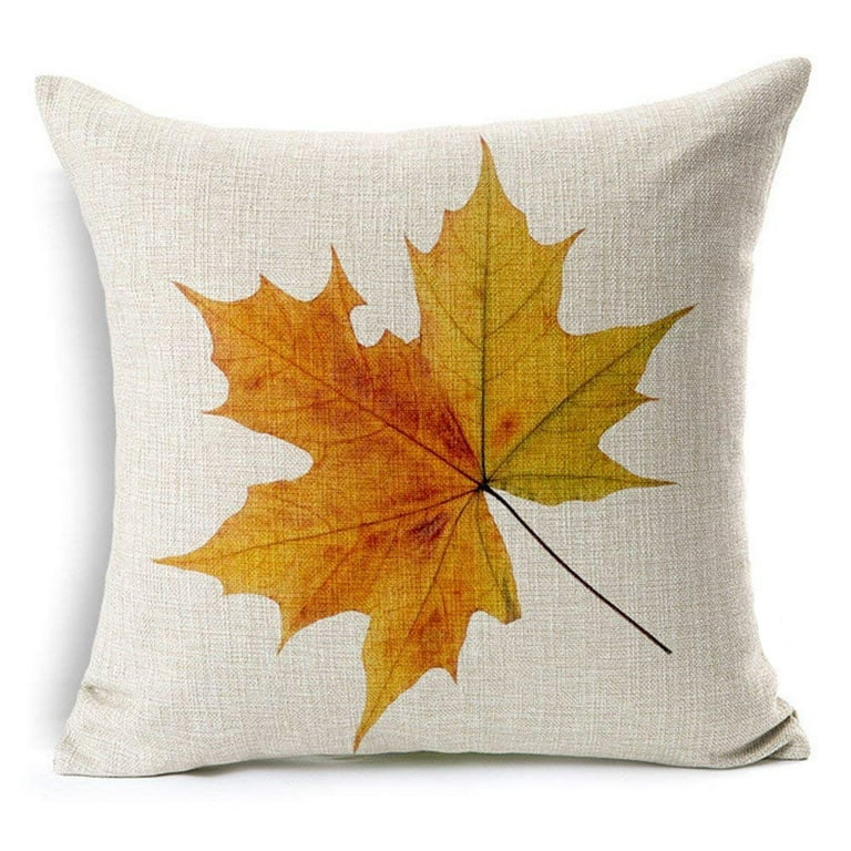 Aurora Trade Fall Pillow Covers 18x18 Set of 2 for Fall Decor Pumpkin Maple Leaves Sunflower Vase Outdoor Fall Pillows Decorative Throw Pillows
