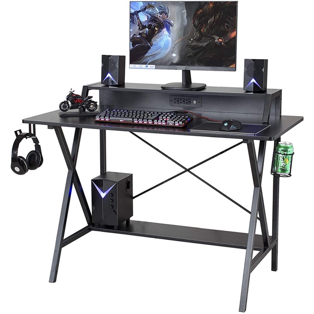 Sedeta 47 Inch Gaming Table Computer Desk Laptop PC Study Writing Table