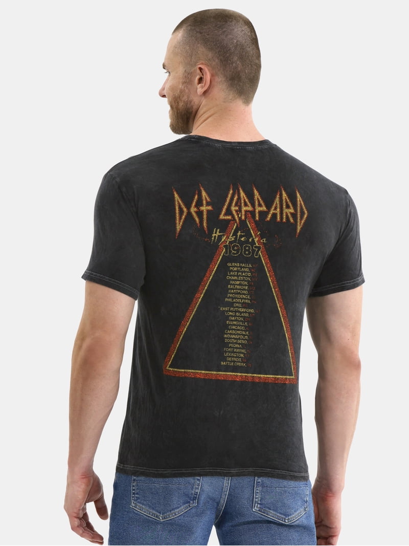 Def Leppard Men's and Big Men's Graphic Band Tee, Sizes S-3XL