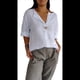 thumbnail image 2 of Camisa de para Mujer, Cuello en V, Botones, Blusa , Mangas 3/4, Informal, Holgada, Estilo Túnica, Camisetas de Verano. XL, 2 of 8