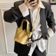 thumbnail image 2 of Bolso de mano tipo cubo con textura de moda de estilo coreano para mujer, moderno y versátil, tipo mensajero de gran capacidad, novedad de 2025, 2 of 5