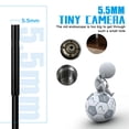 thumbnail image 3 of 5MP Endoscope Borescope Inspection Camera, 0.2in Inspection Camera WiFi Endoscope, LED Endoscope Camera for Smartphones Monitoring Indoor-Outdoor Men 2m/6.6ft Cable,5m/16.4ft, 3 of 7