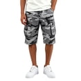 thumbnail image 4 of GrmtClth Camo Shorts Men Casual Golf Lightweight Outdoor Work Cargo Shorts Running Travel Hiking Shorts Summer Active Shorts with Multi Pocket Gray L, 4 of 4