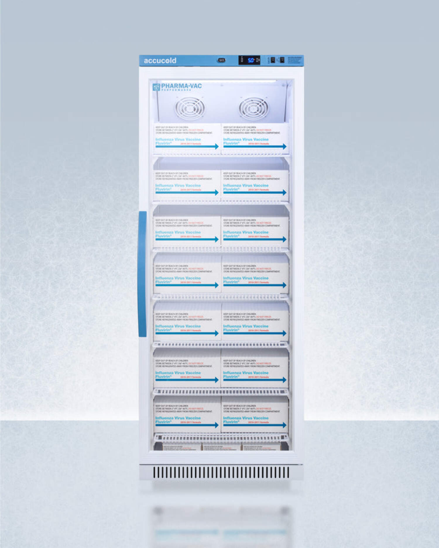Accucold ARG12PV456 Upright Vaccine Refrigerator w/ 12 Cu.Ft., Single Glass Door, NSF/ANSI 456