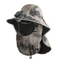 thumbnail image 6 of Up to 50% Off! Boovnll Solar Fan Hat, Wide Brims 3 Speed Adjustment Fan Hat with Double Fan & Mask, Solar / USB Powered Summer Hat with Fan Sun Protection for Outdoor, Beach, Fishing, Travel, Sun Hat, 6 of 9