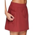 thumbnail image 3 of RBX Active Women's Athletic Zipper Pocket Woven Skort With Inner Bike Short, 3 of 5