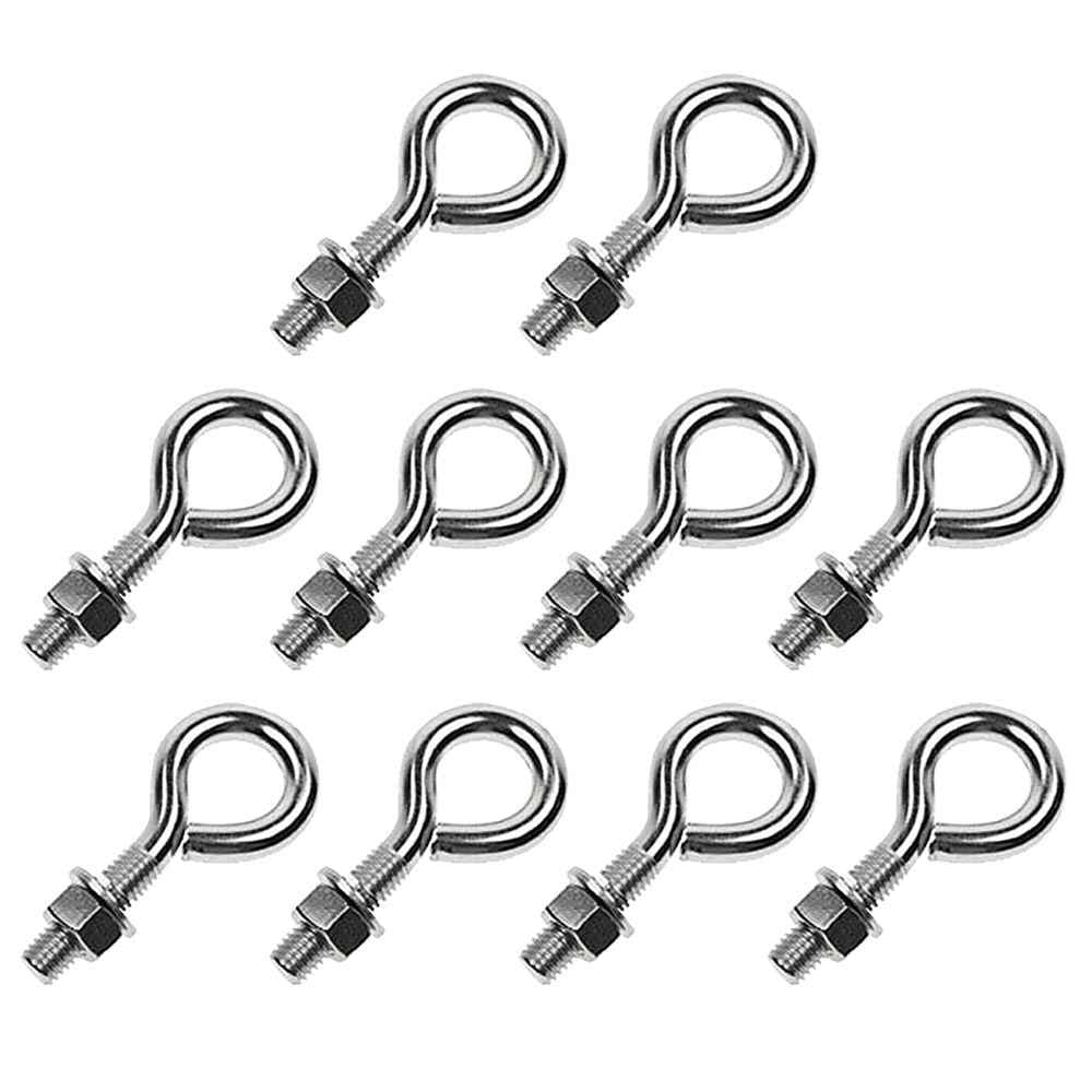 1 4 X 3 Stainless Steel Type 316 Non Welded Eye Bolt 10 Pack 1-4-x-3-stainless-steel-type-316-non-welded-eye-bolt-10-pack