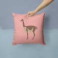 thumbnail image 2 of Animal Art Checkboard Design Fabric Decorative Pillow, 2 of 4