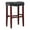 Cherry/Black, variant on 29" Inch Upholstered Backless Saddle Seat Counter Stool, Cherry/Gray
