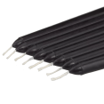 thumbnail image 4 of Bouclair Set of 8 Unscented Tapered Black Candles, 4 of 4