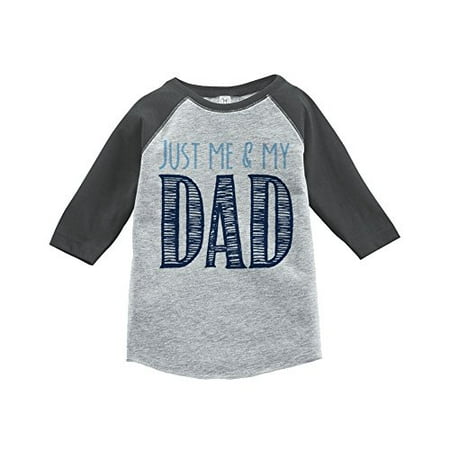 

Custom Party Shop Boy s Father s Day Vintage Baseball Tee Grey and Blue