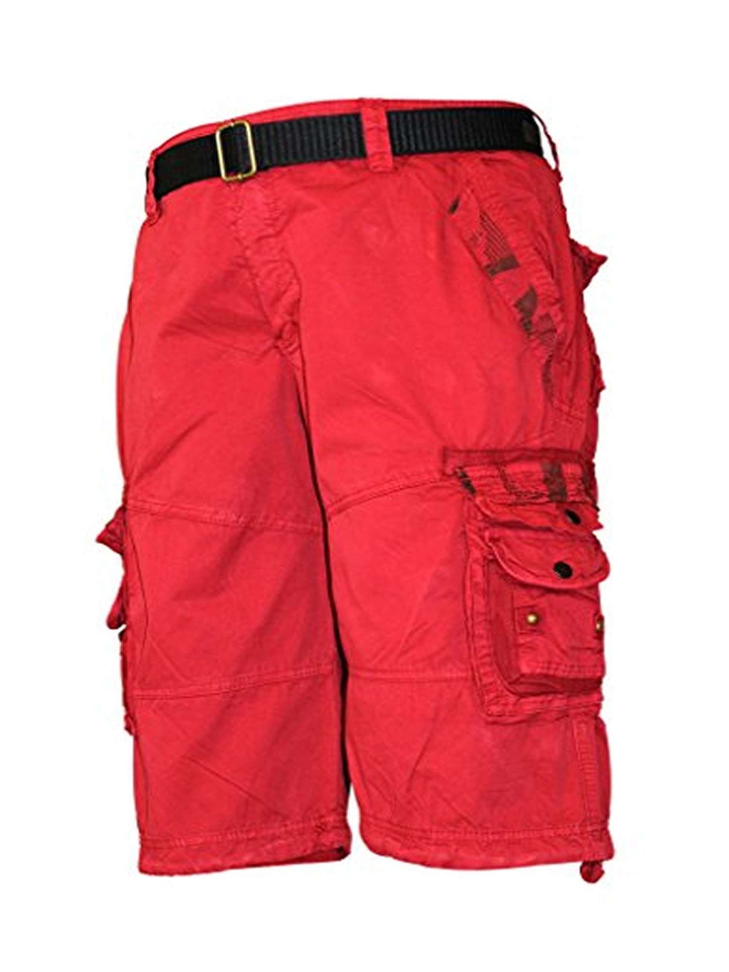 Mens's Cotton Casual Stylish Cargo Shorts Long Style