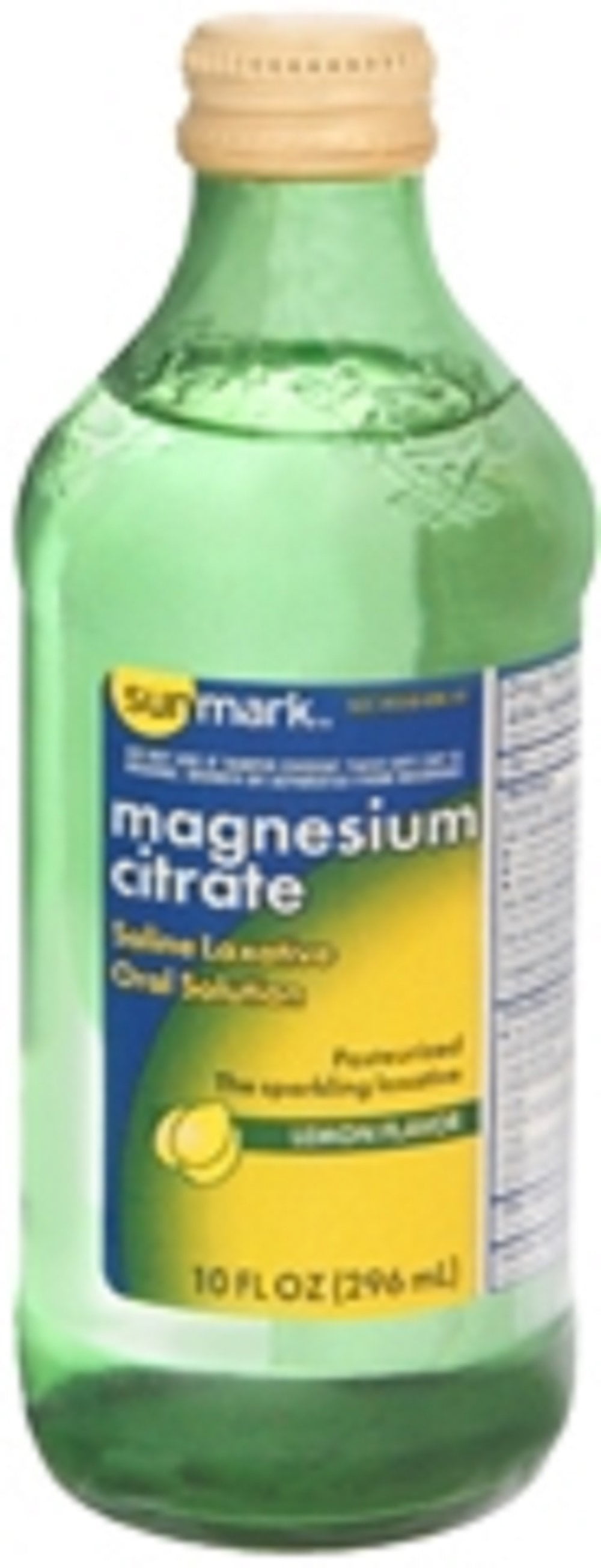 sunmark Magnesium Citrate Laxative, Lemon, Liquid 10 oz.,1.745 Gram1