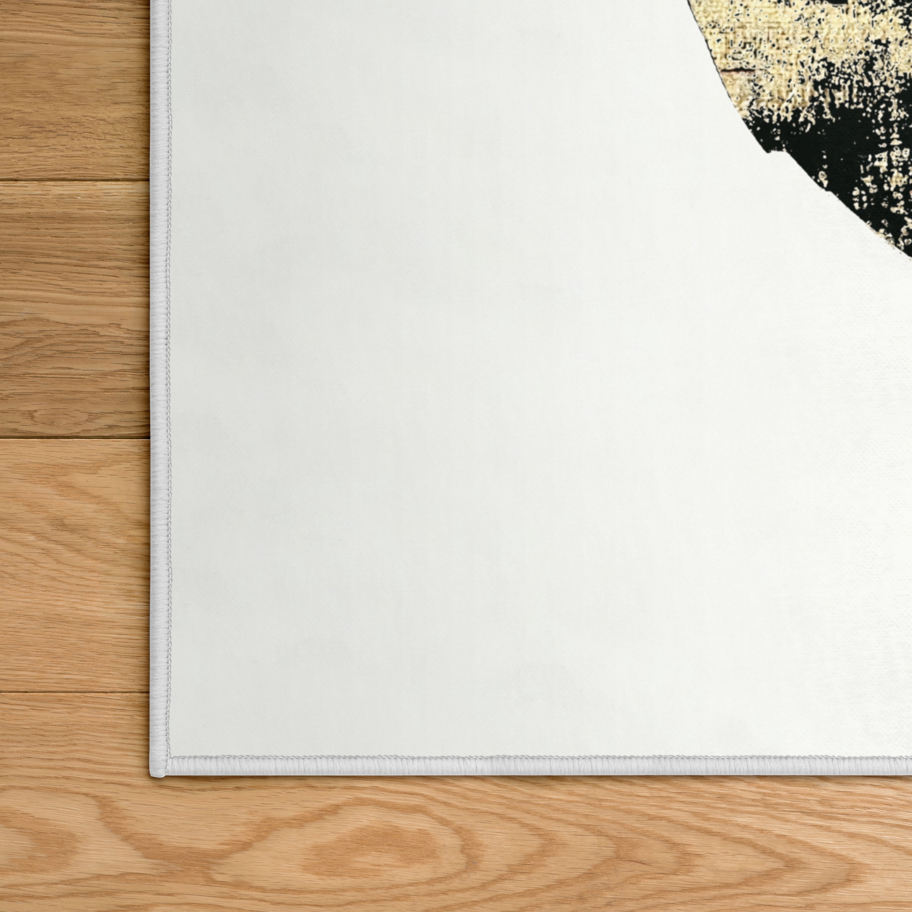 Sleek Shapes I Washable Abstract Art Area Rug size 8'x10', Power-loomed, Heavenly Softness with Non-Slipping Backing