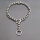 thumbnail image 1 of Collares de cadena para perros, collar de metal de acero inoxidable para masticar, collar de cadena con cierre de conexión TUNC Sencillez, 1 of 4