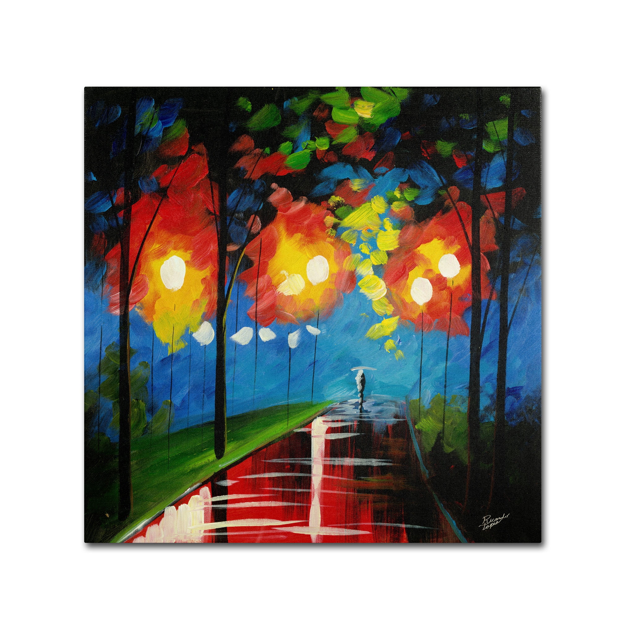 "Night Reflection" Canvas Art by Ricardo Tapia