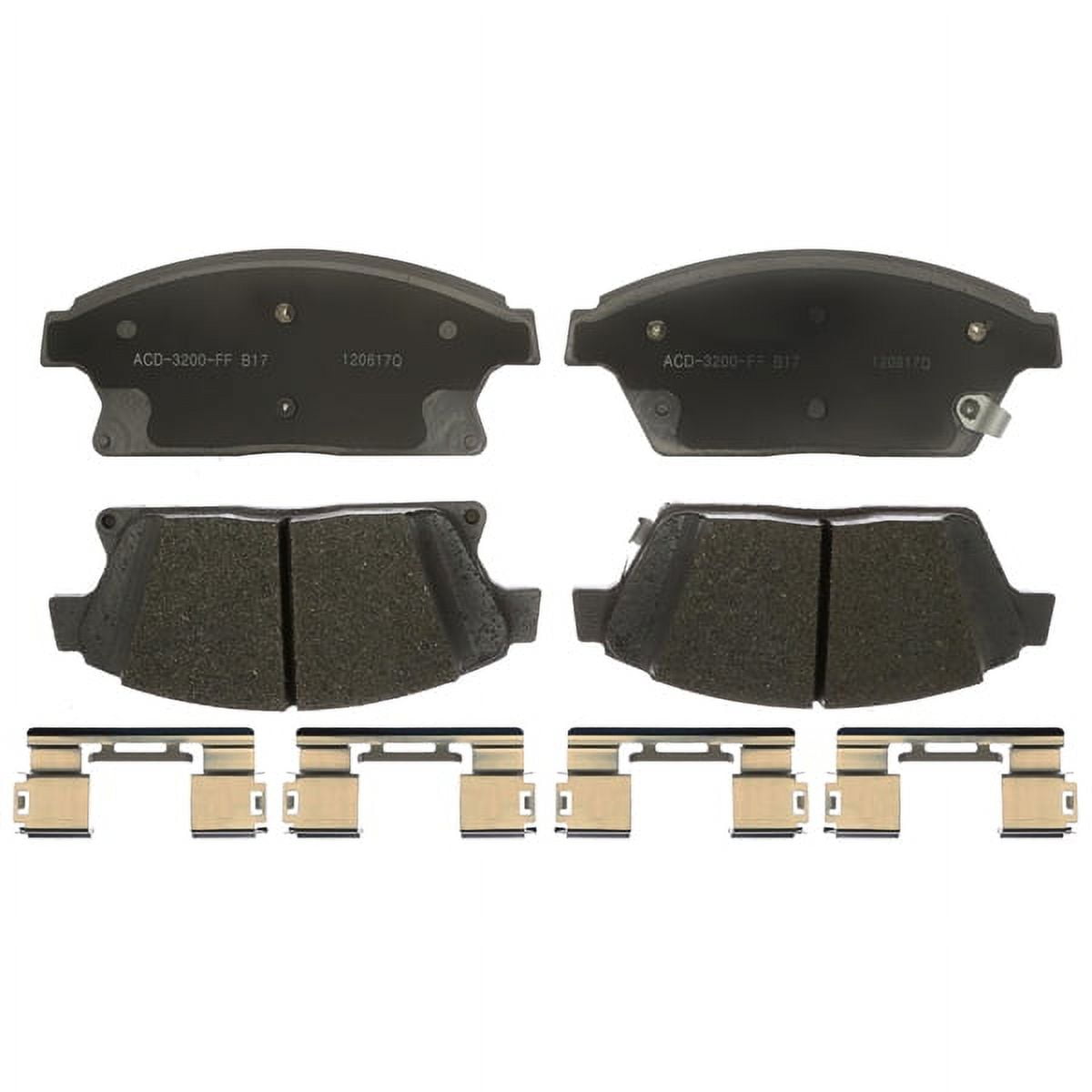 ACDelco Disc Brake Pad Set Fits select: 2012-2019 NISSAN VERSA 