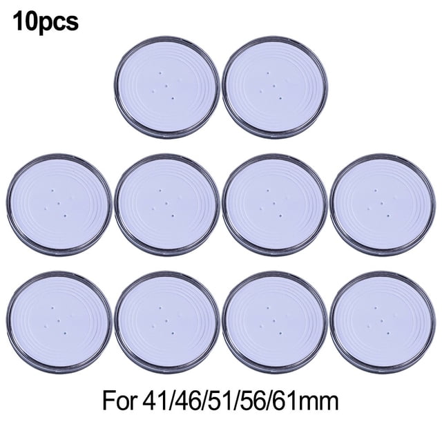 10pcs 70mm Transparent Plastic Coin Holder Coin Collecting Box Case Capsule