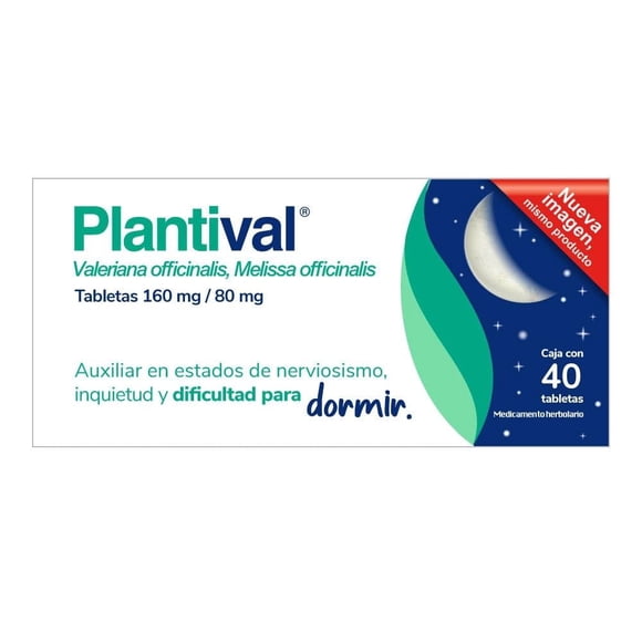 Plantival 160 mg/80 mg 40 tabletas