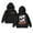Black, variant on Trendfront Girls Hawaii Palm Tree Letter Graphic Hoodies Long Sleeve Kangaroo Pocket Fall Winter School Sweatshirt Tops