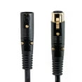 thumbnail image 1 of 1.5ft Premier Series XLR M/F 16AWG Cable (Gold Plated) [Microphone & Interconnect], 1 of 4