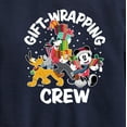 thumbnail image 3 of Disney - Mickey, Pluto, & Goofy Gift Wrapping Crew Christmas - Toddler & Youth Crewneck Fleece Sweatshirt, 3 of 5
