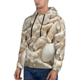 thumbnail image 3 of Daiia Starfish and Sea Shells for Men's Fashion Hoodies & Sweatshirts with Kangaroo Pocket Hooded Sweatshirt Breathable & Moisture Wicking-Medium, 3 of 7