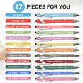 thumbnail image 2 of Goriertaly 12piece BPA-Free And Non-deformable Ballpoint Pen For Sustainable Writing Durability Stylus, 2 of 6