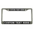 thumbnail image 2 of Blessed by God Spoiled by My Husband Design Heavy Duty Metal Car License Plate Frame Auto Tag Holder, 2 of 2