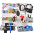thumbnail image 3 of The Ultimate DIY Multi-Purpose 24-Piece Pegboard Wall Organizer Kit with Two Panels and Accessory Assortment (2- 13.5"W X 22"H), 3 of 5