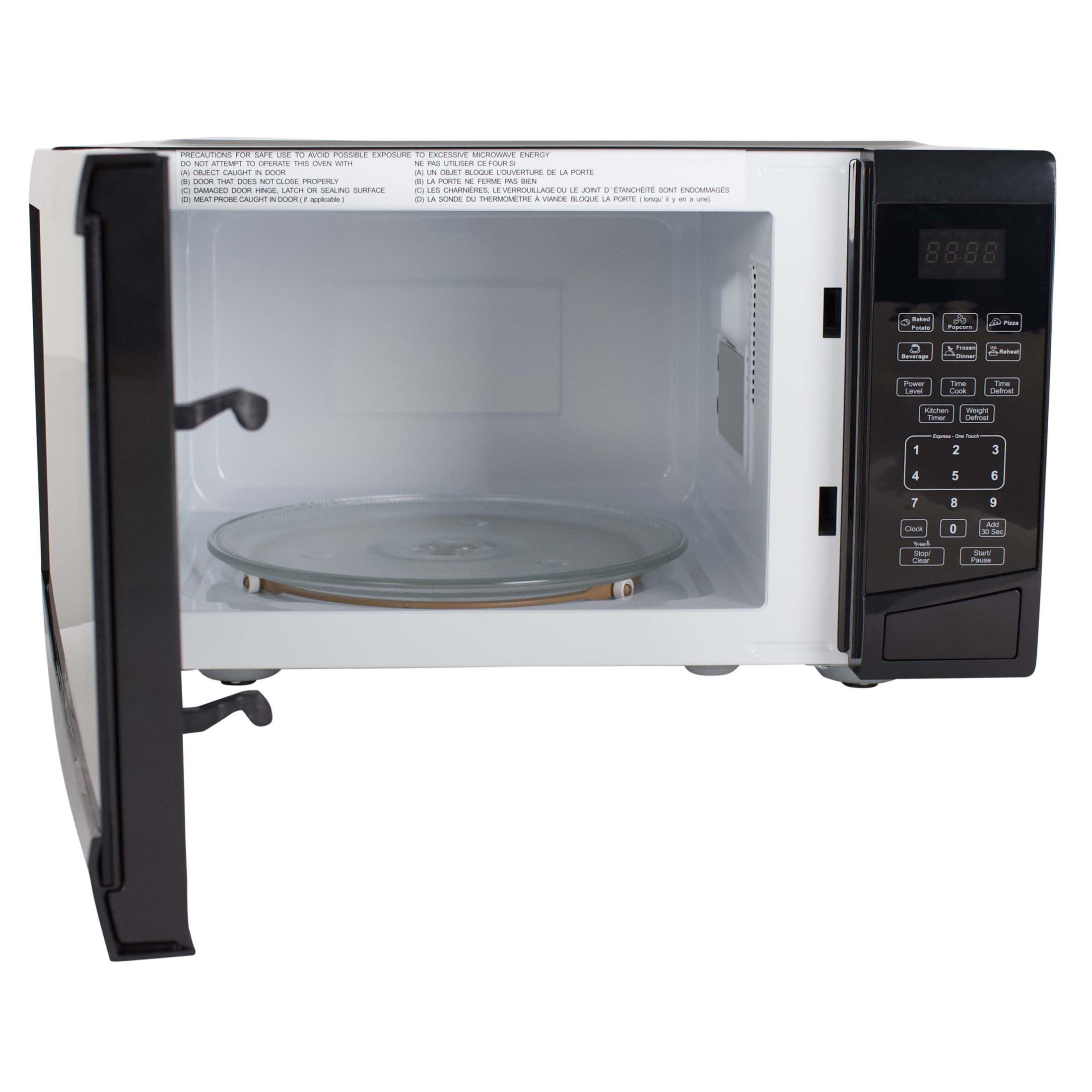 Avanti Countertop Microwave Oven, 0.9 cu. ft., in Black (MT09V1B)