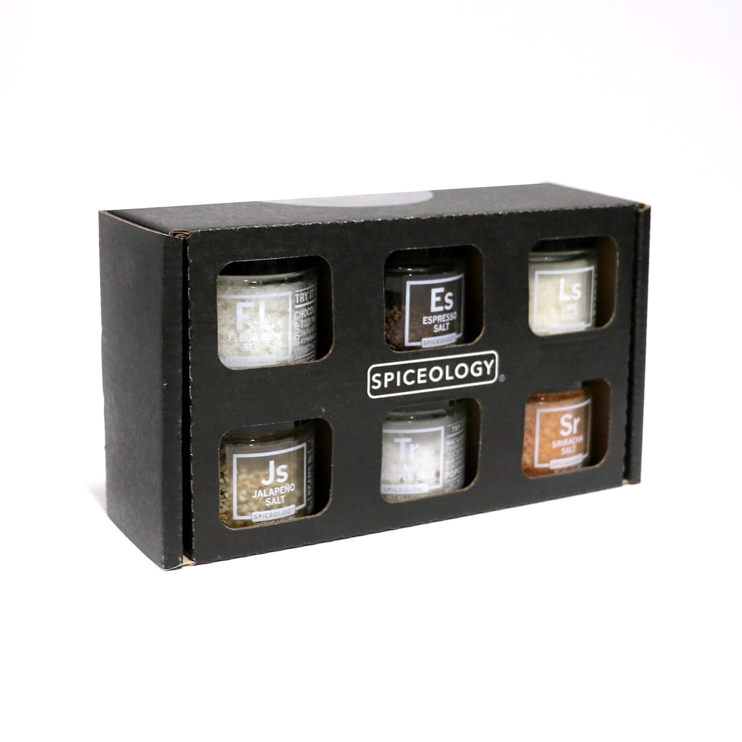 Spiceology Luxe Infused Salts Sampler Gift Set 6 Count