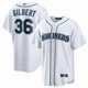 thumbnail image 1 of Camiseta clásica de béisbol blanca de local de Logan Gilbert de los Seattle Mariners, con número de estrella bordado.-M, 1 of 2