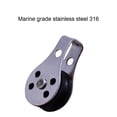 thumbnail image 3 of 5PCS 316 Stainless Steel Pulley 45mm Blocks Rope Marine Hardware For Kayak Canoe Boat Anchor Trolley Kit 2mm To 8mm Rope ,Work Smooth and Silent, 3 of 6