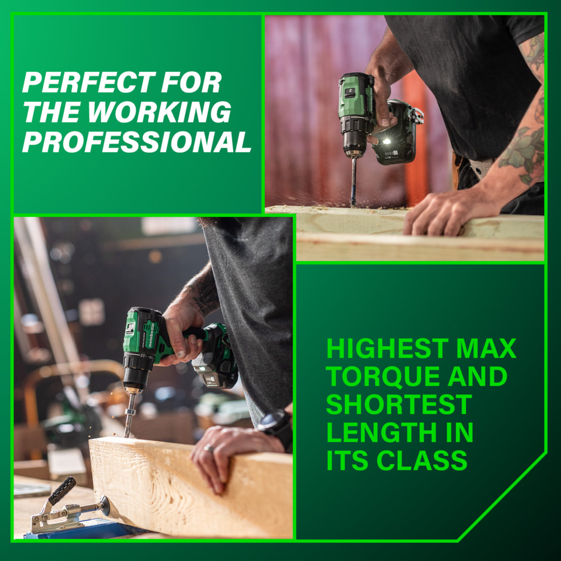 Metabo HPT 18V Cordless Brushless Drill Driver Kit photo 3