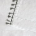 thumbnail image 3 of Exclusive Home Curtains Tassels Embellished Sheer Rod Pocket Curtain Panel Pair, 54x84, Winter White, 3 of 11