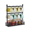 thumbnail image 1 of VEVOR Coffee Mug Holder for Countertop 16 Hooks Cup Rack with Storage Base Organizer, 1 of 9