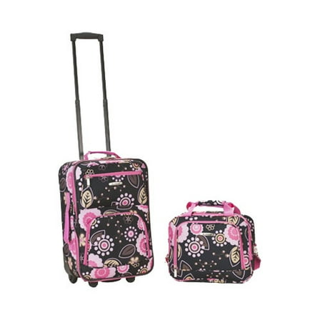 Rockland Fashion Softside Upright 2 Piece Luggage Set F102