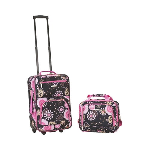 Rockland Fashion Softside Upright 2 Piece Luggage Set F102