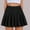 Black, variant on YHAJDS Girls Solid Color Pleated Skort with Shorts Elastic Waist Casual Skirt for Summer