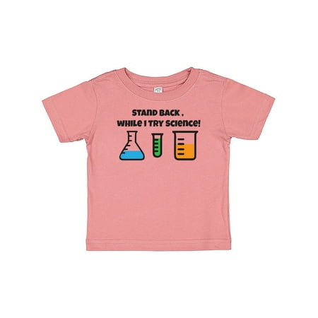 

Inktastic Stand back while I try Science! Gift Baby Boy or Baby Girl T-Shirt