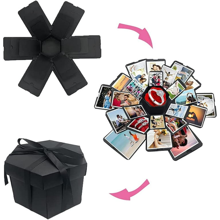 Explosion Gift Box,DIY Photo Album Box,Surprise Exploding Love