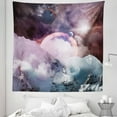 thumbnail image 1 of Space Tapestry, Planets in Space Natural Scenery Galaxy Print, Fabric Wall Hanging Decor for Bedroom Living Room Dorm, 5 Sizes, Dried Rose Pale Pink, by Ambesonne, 1 of 1