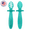 Teal, variant on eZtotZ Little Dippers Stage One Starter Spoon Made in USA 100% Silicone Teether and First Learning Spoon (Purple)