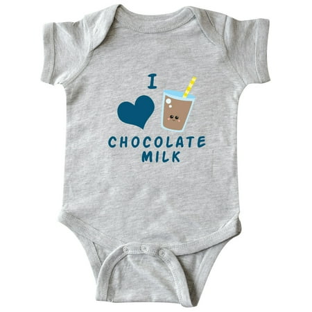 

Inktastic I love chocolate milk Gift Baby Boy or Baby Girl Bodysuit