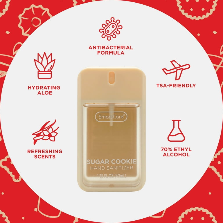 Smart Care Scented Hand Sanitizer Spray, Sugar Cookie, 1.35 fl oz