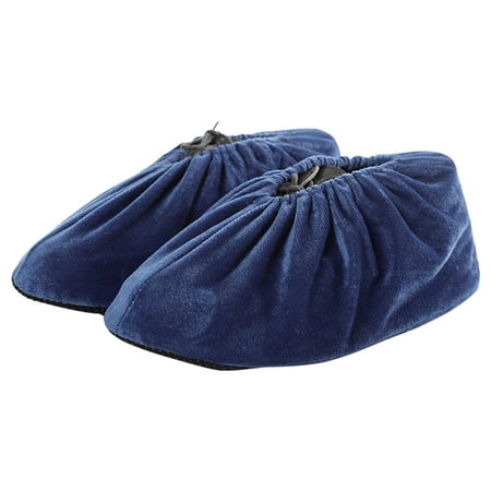 

Home Indoor Flannel Warm Shoe Cover Washable And Reusable Thickened Wear Silencer Warm Shoe Cover，Fit For Us Size 31cm Bill The Costume