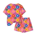 thumbnail image 5 of Cethrio Girls Summer Outfit Sets 2 Piece, Crew Neck Short Sleeve Fashion Kids' Clothing Sets Hot Pink Size 13-14 T, 5 of 5